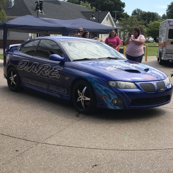 The DARE Car at First Responders BBQ