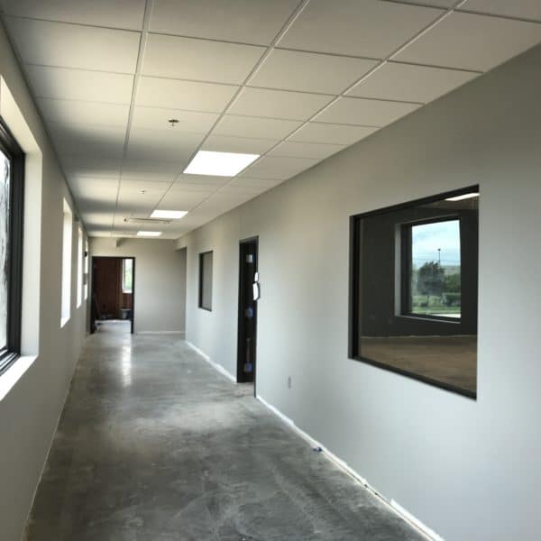 Latham Outpatient Therapy Facility Construction Photo Hallway