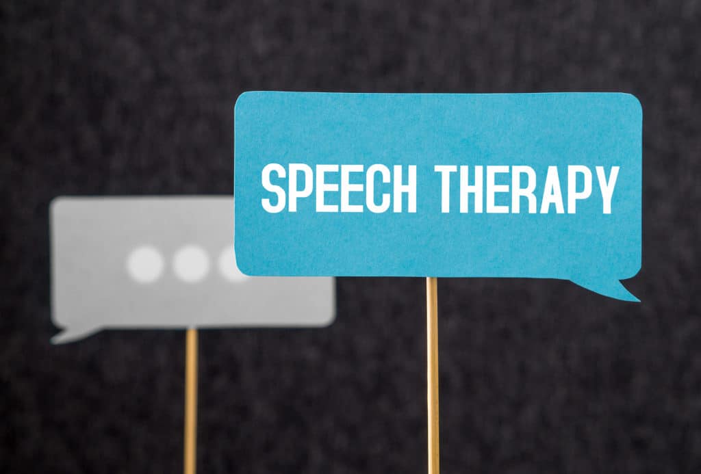 Speech therapy text